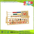 safety wooden toys counting game colorful beads frame